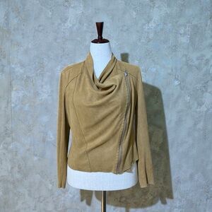 Blank NYC Women's Brown Faux Suede Jacket - Size M